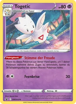 Karte Togetic aus SCSC Promokarten, Nummer SWSH276/307