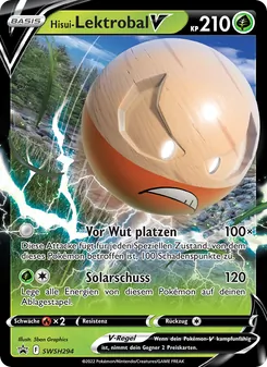 Karte Hisui-Lektrobal V aus SCSC Promokarten, Nummer SWSH294/307