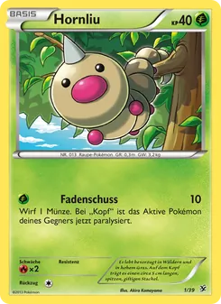 Karte Hornliu aus Willkommen in Kalos, Nummer 1/39