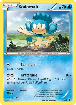 Karte Sodamak aus Willkommen in Kalos, Nummer 11/39