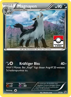 Karte Magnayen aus Willkommen in Kalos, Nummer 17/39
