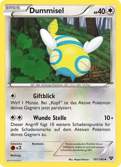 Karte Dummisel aus XY, Nummer 101/146