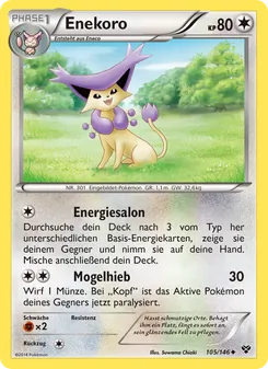 Karte Enekoro aus XY, Nummer 105/146