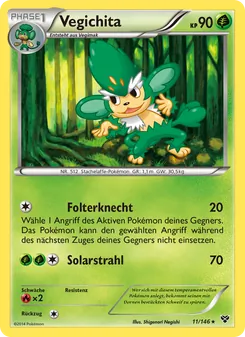 Karte Vegichita aus XY, Nummer 11/146