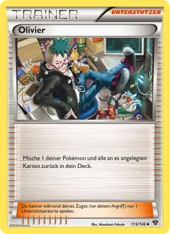 Karte Olivier aus XY, Nummer 115/146