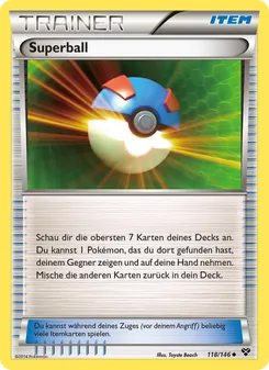 Karte Superball aus XY, Nummer 118/146