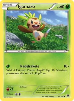 Karte Igamaro aus XY, Nummer 12/146