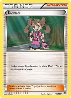Karte Sannah aus XY, Nummer 127/146