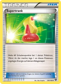 Karte Supertrank aus XY, Nummer 128/146