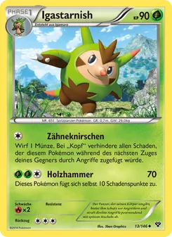 Karte Igastarnish aus XY, Nummer 13/146