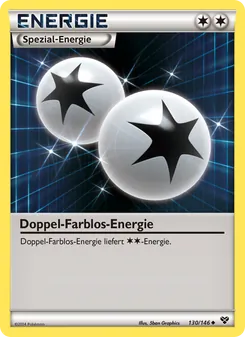 Karte Doppel-Farblos-Energie aus XY, Nummer 130/146