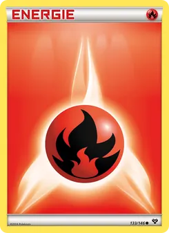 Karte Feuer-Energie aus XY, Nummer 133/146