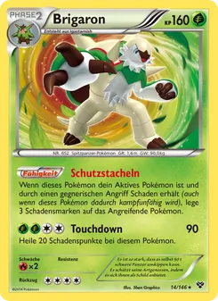Karte Brigaron aus XY, Nummer 14/146