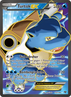 Karte Turtok EX aus XY, Nummer 142/146