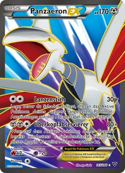 Karte Panzaeron EX aus XY, Nummer 145/146