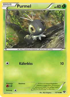 Karte Purmel aus XY, Nummer 15/146