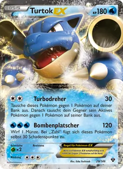 Karte Turtok EX aus XY, Nummer 29/146
