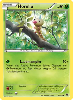 Karte Hornliu aus XY, Nummer 3/146