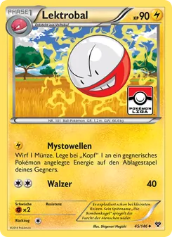 Karte Lektrobal aus XY, Nummer 45/146