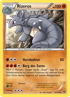 Karte Rizeros aus XY, Nummer 61/146
