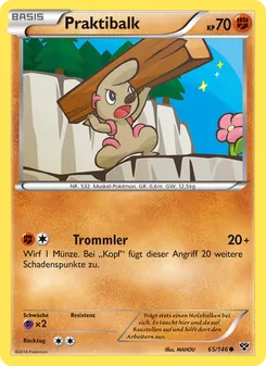 Karte Praktibalk aus XY, Nummer 65/146