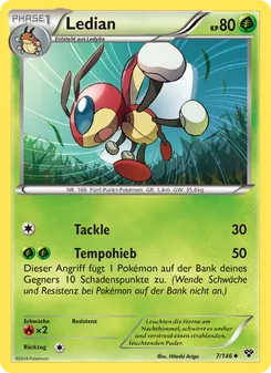 Karte Ledian aus XY, Nummer 7/146