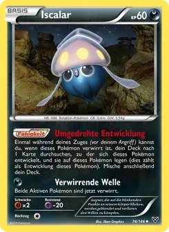 Karte Iscalar aus XY, Nummer 74/146