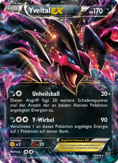 Karte Yveltal EX aus XY, Nummer 79/146
