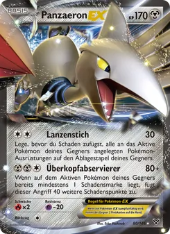 Karte Panzaeron EX aus XY, Nummer 80/146
