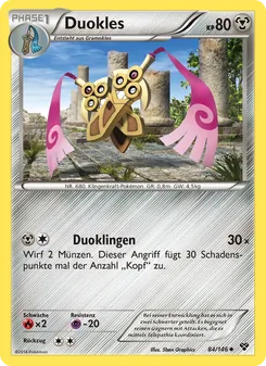 Karte Duokles aus XY, Nummer 84/146