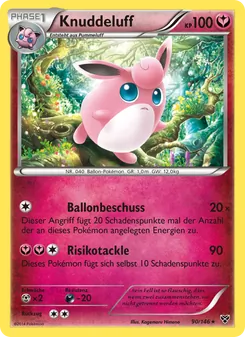 Karte Knuddeluff aus XY, Nummer 90/146