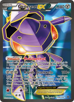 Karte Genesect EX aus Schicksalsschmiede, Nummer 120/124