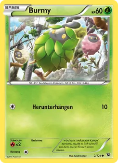 Karte Burmy aus Schicksalsschmiede, Nummer 2/124