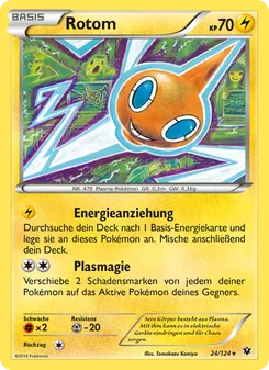 Karte Rotom aus Schicksalsschmiede, Nummer 24/124