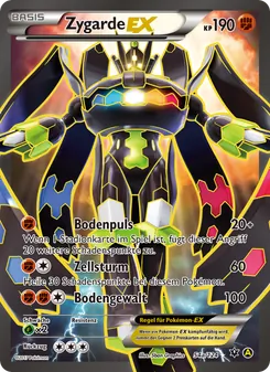 Karte Zygarde EX aus Schicksalsschmiede, Nummer 54a/124