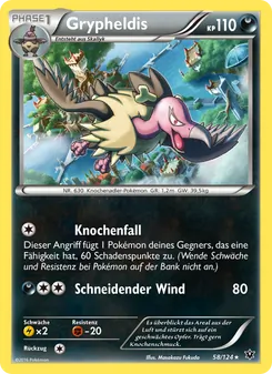 Karte Grypheldis aus Schicksalsschmiede, Nummer 58/124