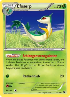 Karte Efoserp aus Schicksalsschmiede, Nummer 6/124