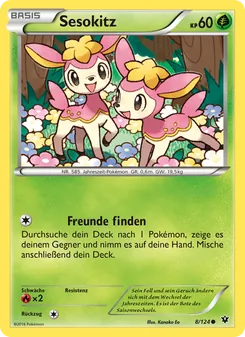 Karte Sesokitz aus Schicksalsschmiede, Nummer 8/124