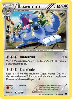 Karte Krawumms aus Schicksalsschmiede, Nummer 82/124