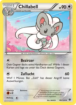 Karte Chillabell aus Schicksalsschmiede, Nummer 88/124