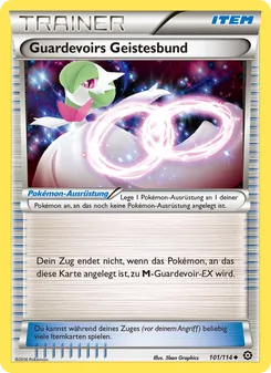 Karte Guardevoirs Geistesbund aus Dampfkessel, Nummer 101/114