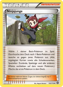 Karte Ninjajunge aus Dampfkessel, Nummer 103/114