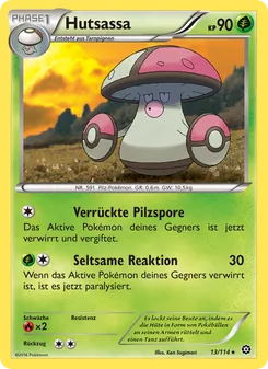 Karte Hutsassa aus Dampfkessel, Nummer 13/114