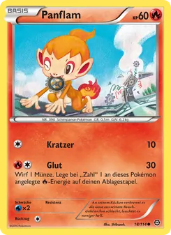 Karte Panflam aus Dampfkessel, Nummer 18/114