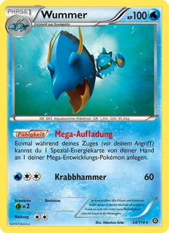 Karte Wummer aus Dampfkessel, Nummer 34/114