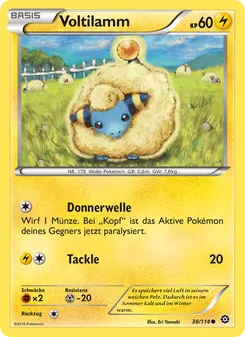Karte Voltilamm aus Dampfkessel, Nummer 38/114