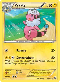 Karte Waaty aus Dampfkessel, Nummer 39/114