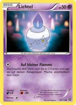 Karte Lichtel aus Dampfkessel, Nummer 48/114