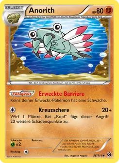 Karte Anorith aus Dampfkessel, Nummer 56/114