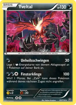 Karte Yveltal aus Dampfkessel, Nummer 65/114